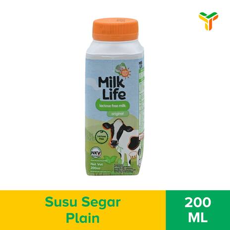 MILK LIFE LACTOSE FREE ORIGINAL 200ML C12