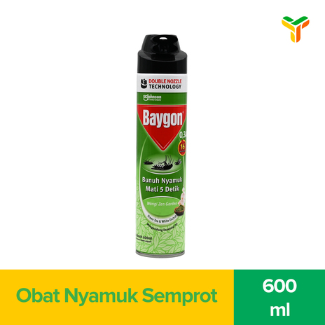 BAYGON AEROSOL ZEN GARDEN 600ML