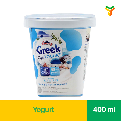 CIMORY GREEK STYLE YOGURT LOW FAT 400ML (C12)