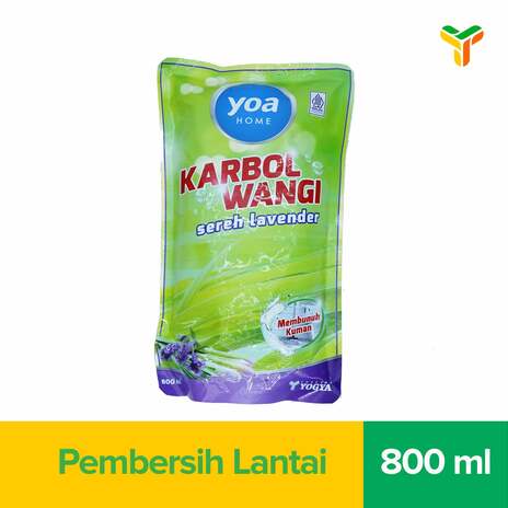 YOA KARBOL SEREH LAVENDER PCH 800ML_1C12P