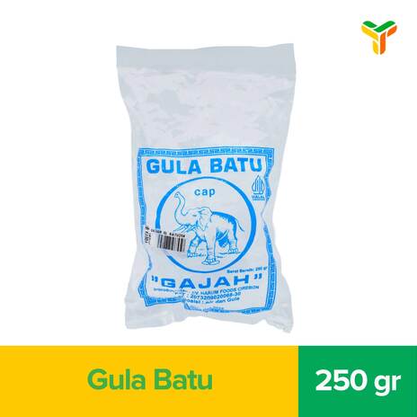 CAP GAJAH GULA BATU 250GR_1C20P