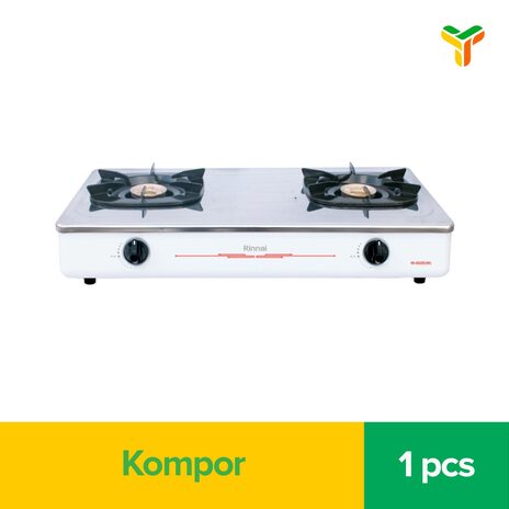 RINNAI KOMPOR GAS 2 TUNGKU RI 602E WHITE