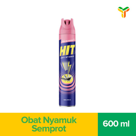 HIT AEROSOL PINK BLOSSOM 600ML 1C12P