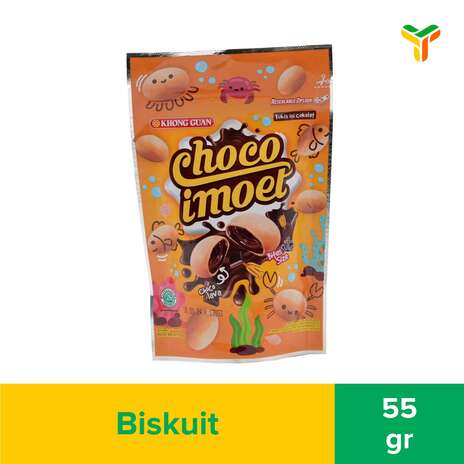 KHONG GUAN CHOCO IMOET POUCH 55G