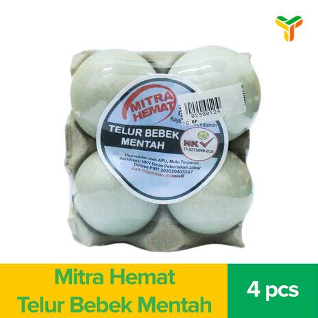 MITRA HEMAT TELUR BEBEK MENTAH 4'S