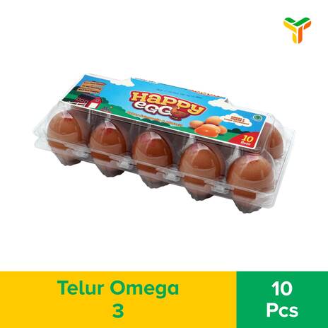 HAPPY EGG TELUR OMEGA 10S C10