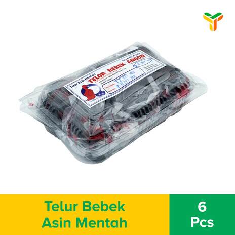 ANGON TELUR BEBEK ASIN MENTAH 6'S