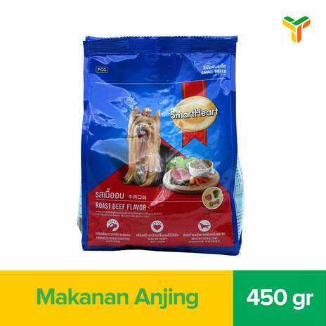 SH SMALL BREED DOG FOOD ROASTED BEEF 450GR 1C_18P