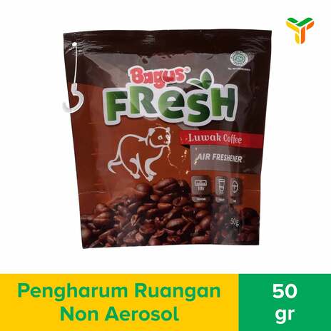 BAGUS GEL AIR FRESHENER LUWAK COFFEE 50GR
