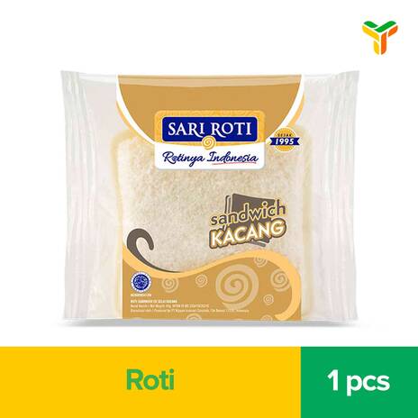 SARI ROTI ROTI SANDWICH ISI KRIM KACANG 49G