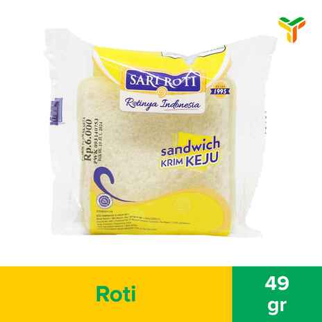 SARI ROTI ROTI SANDWICH ISI KRIM KEJU 49G