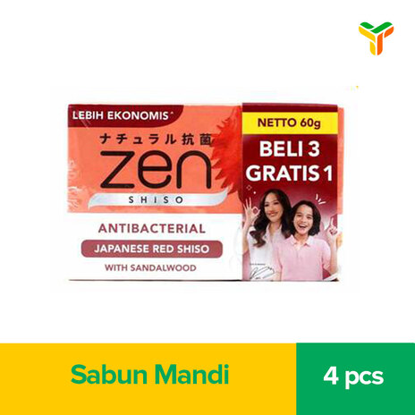 ZEN BS PAKET SANDALWOOD 4X60G 1C24