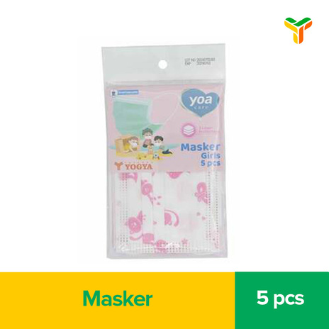 YOA CARE MASKER KIDS GIRL 3PLY 5S_1C500P