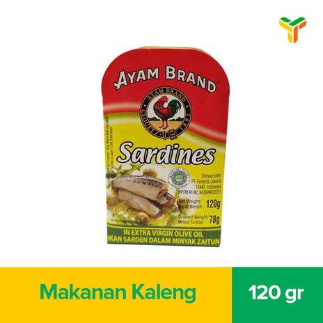 AYAM BRAND SARDINES OLIVE OIL 120G