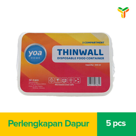 YOA HOME THINWALL SEGI SEKAT 2 650ML 5S_1C50P