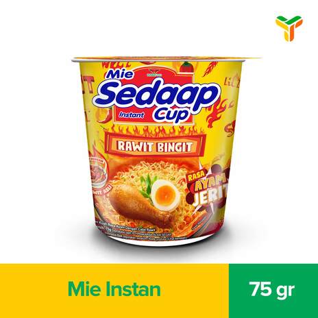 SEDAAP Mie Instan Cup Ayam Jerit 75 GR