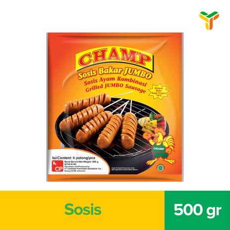 CHAMP SOSIS BAKAR JUMBO 500GR C10 ! ! !