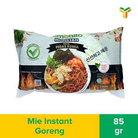 LEMONILO MIE INSTAN RASA PEDAS KOREA 85G