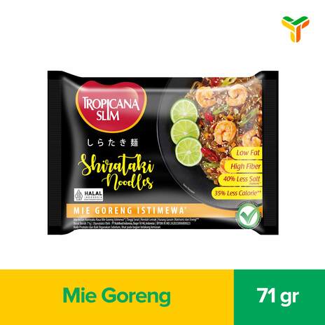 TROPICANA SLIM MIE GORENG SHIRATAKI 71G