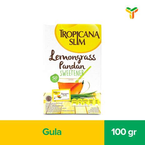 TROPICANA SLIM LEMONGRASS PANDAN 50X2G