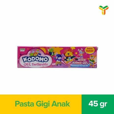 KODOMO TOOTHPASTE GEL MIXED BERRIES 45GR