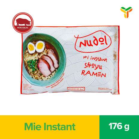 NUDOL MIE INSTANT RASA SHOYU RAMEN 176G
