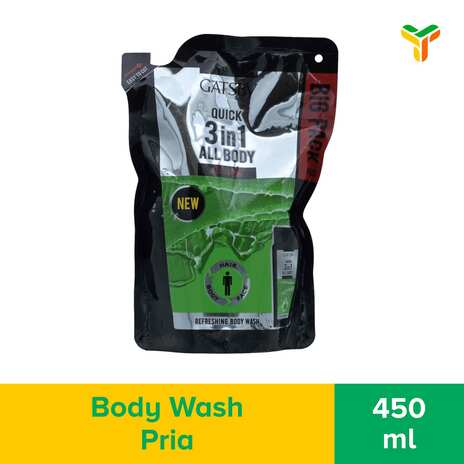 GATSBY BW 3IN1 ALL BODY REF 450ML