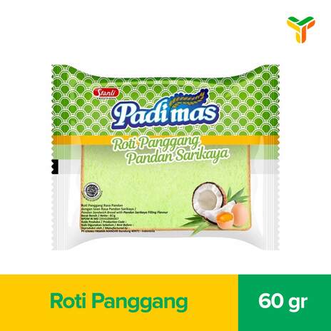 PADIMAS ROTI PANGGANG PANDAN SARIKAYA 60_58G