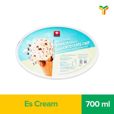 DIAMOND VANILLA WITH CHOCOLATE CHIP 700ML C4