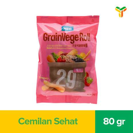 NEO GRAIN VEGE ROLL STRAWBERRY 80G_1C30P