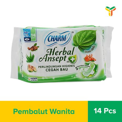 CHARM HERBAL ANSEPT WING 26CM 14S 1C24_Y