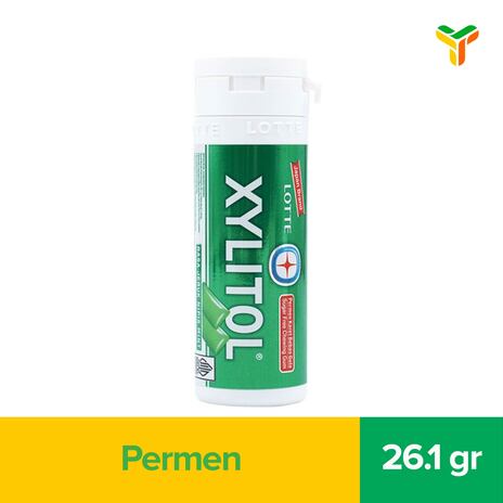 LOTTE XYLITOL JERUK NIPIS MINT26.1G_1C6B_1B12P