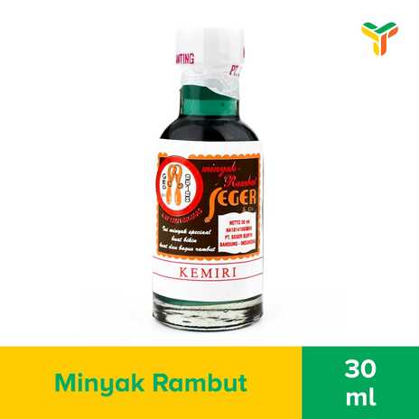 SEGER MINYAK RAMBUT KEMIRI BUNDAR 30 ML_YM