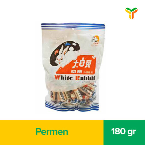 WHITE RABBIT PERMEN SUSU 180G