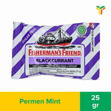 FISHERMANS FRIEND SUGARFREE BLACKCURRANT 22G