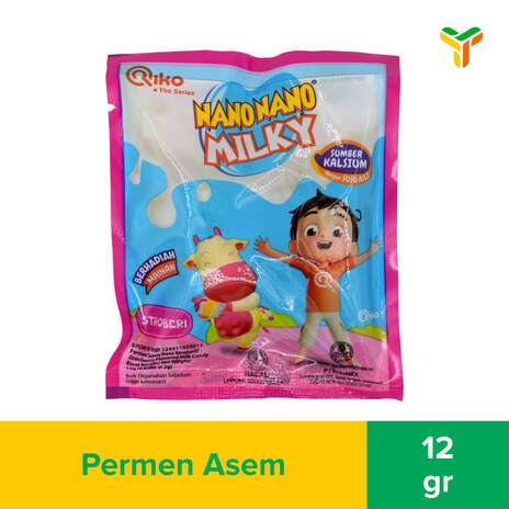 NANO NANO MILKY RASA STROBERI 12G_1B30P