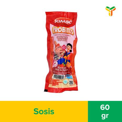 KIMBO PROBITES SOSIS KOREAN HOT N SPICY 60GR C72