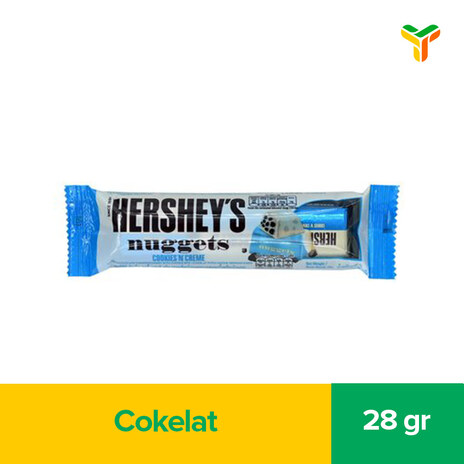 HERSHEYS NUGGETS COOKIES CREAM 28G