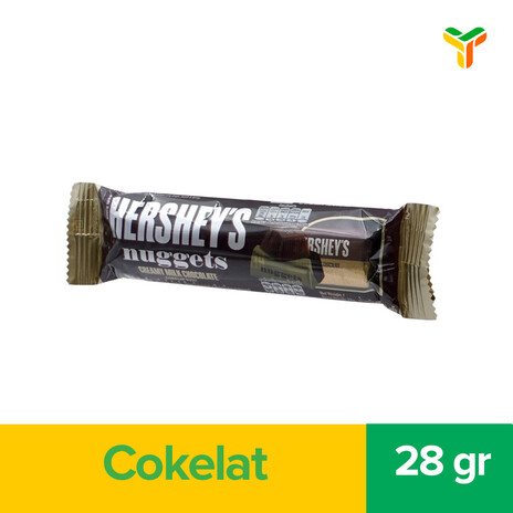 HERSHEYS NUGGETS CREAMY MILK 28G