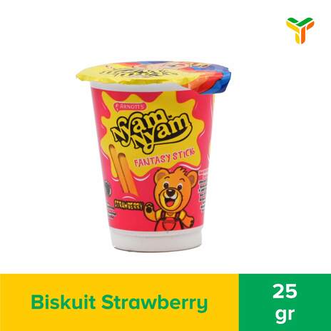 NYAM NYAM FANTASY STICK STRAWBERRY 25G_1C12B12P