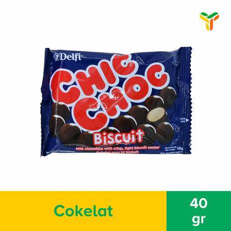 Delfi Chic Choc Biscuit / Coklat Biskuit 40G
