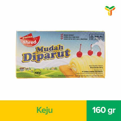 EMINA CHEESE SHRED 160GR_1C48P