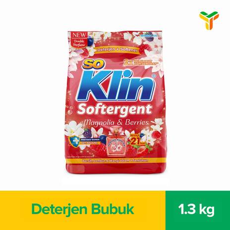 SO KLIN SOFTERGENT POW DET MAGNOLIANBERRIES 1.3KG