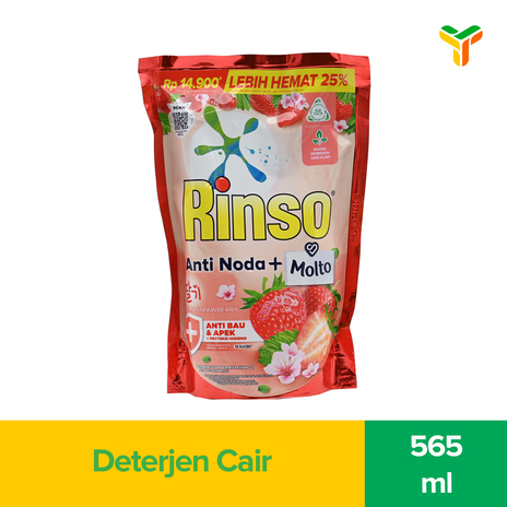 RINSO LIQ DET KOR STRAWBERRY 565ML_1C12P_68872756