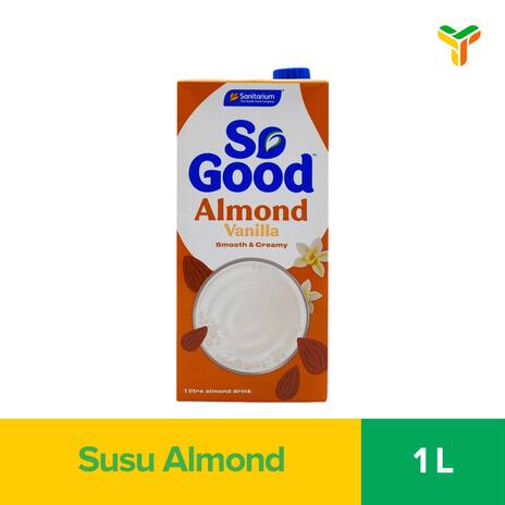 SANITARIUM SO GOOD ALMOND VANILLA 1LT