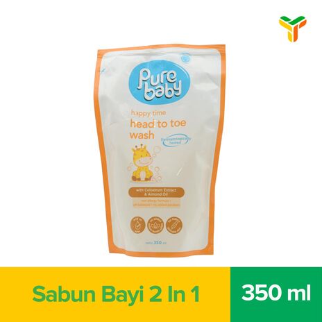 PURE BABY WASH HAPPY TIME REF 350ML