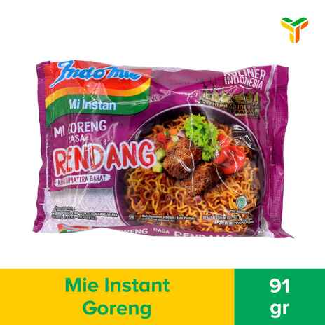 INDOMIE GORENG RENDANG 91GR_1C40P