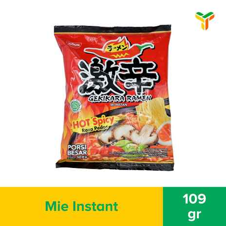 NISSIN GEKIKARA RAMEN RASA PEDAS 109GR_1C30P