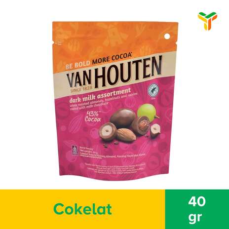 VAN HOUTEN ASSORTMENT DRAGEES 40G_1B10P_1C8B