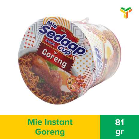 SEDAAP Mie Instan Cup Goreng 81 GR